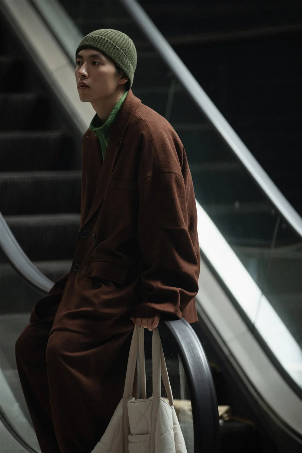 Autumn Men Double Breasted Japanese Streetwear Vintage Oversized Loose Casual Blazers Suit Jacket Male Coat Blaser Masculino